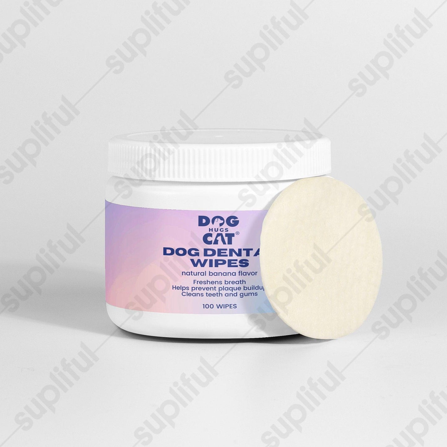 Dog Hugs Cat - Dog Dental Wipes-1